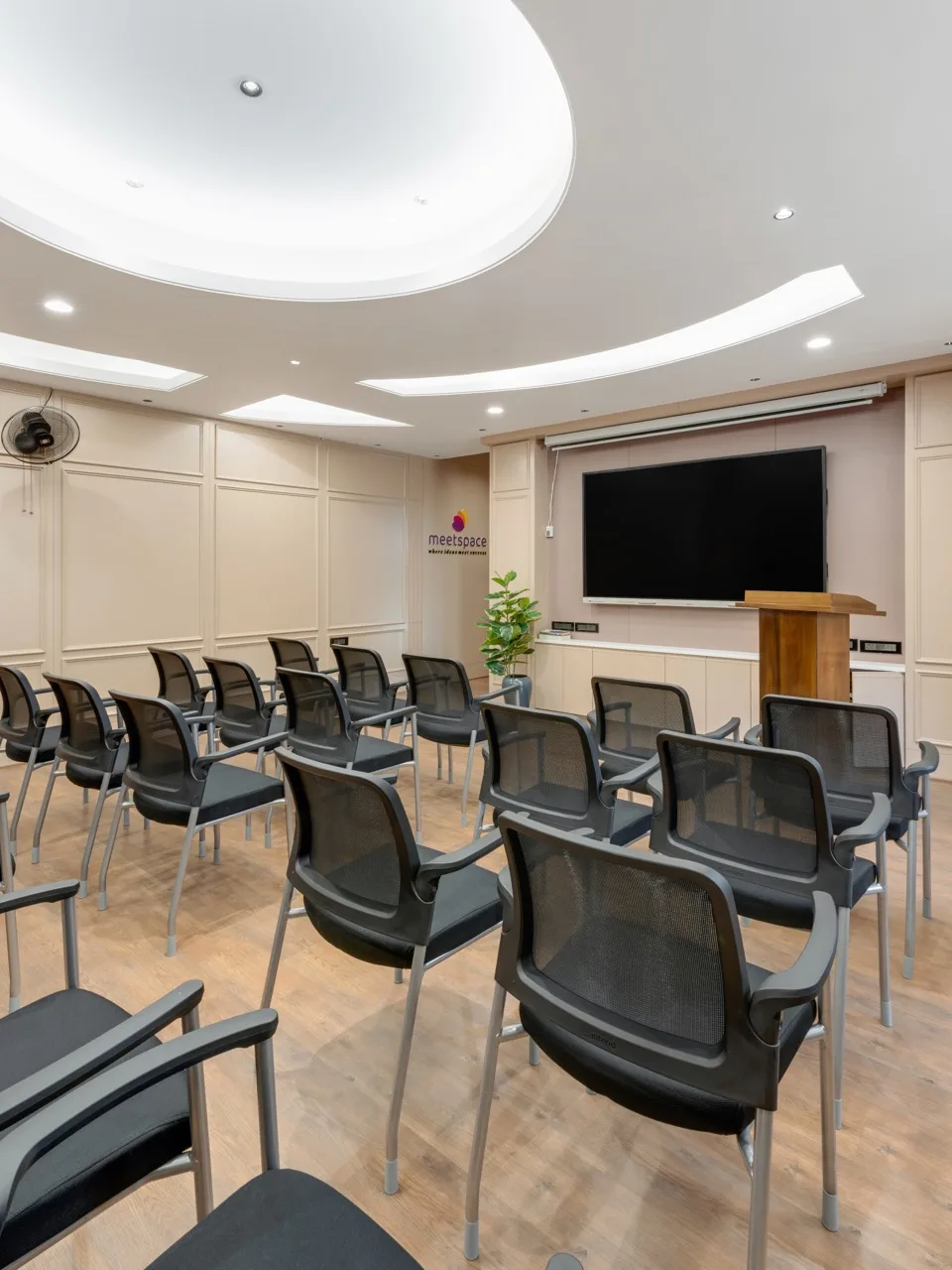 Seminar hall seating arrangement